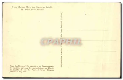 Notre-Dame de Lorette — Der Cenotaph und die Basis der Turm — Rückseite
