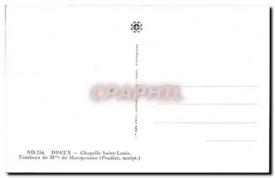 Túmulo de Melle de Montpensier — Capela Saint-Louis — Strasbourg — Verso
