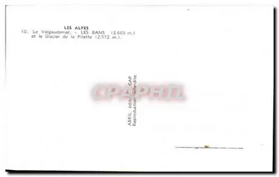 As Alpes — O Valgaudemar, Os Bans (3.669 m.) e o Glaciar da Pilatte (2.572 m.) — ABELIL editor, n°10 — Verso