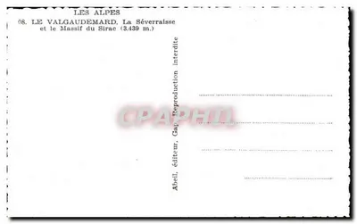 ले वाल्गोडमार्ड एवं सिराक के पर्वतीय क्षेत्र (3.439 मीटर) — अल्पस — एबेल, प्रकाशक — पीछे