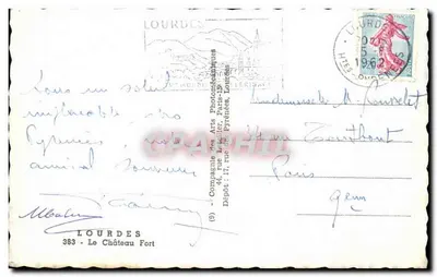 Lourdes — Zamek Fort — Spółka Sztuki Fotograficznej — Rewers
