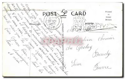 Londyn — widok panoramiczny z miejsc symbolicznych — Lansdowne Publishing Co. Ltd. n° L.P.444A — Rewers