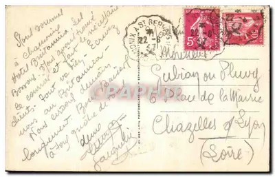 Glacjery Bossons i Taconnaz — Chamonix-Mont-Blanc — LL 246 — Rewers