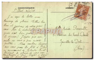 Saint-Cloud - Park - Grandes Eaux (Dawniej położenie zamku) - L'Anceille — Rewers