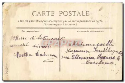 Belfort — La Préfecture — CPAHAPHIL — Verso