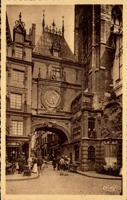 Rouen — La Grosse Horloge et L'Arcade — Éditeur C. Maccon