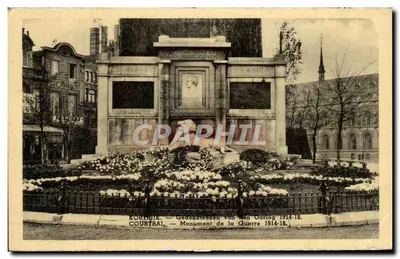 Kortrijk — Monumento da Guerra 1914-18 — Ramsa Brux