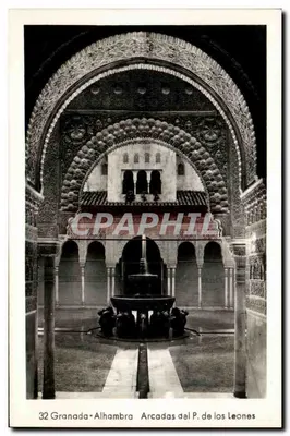 Granada-Alhambra — Arcadas del P. de los Leones — n° 32