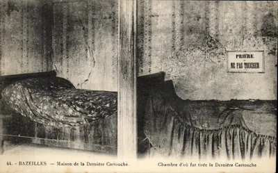 Bazeilles — Casa da Última Balas — Quarto do qual foi disparada a Última Balas