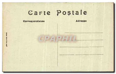 Fontainebleau — El Palacio — El Bautisterio y el Jardín Ovalado — LL — Reverso