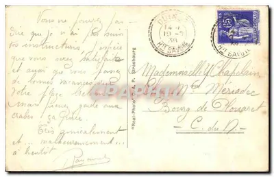 Lago d'Annecy — Castelo de Duingt — LL 369 — Verso