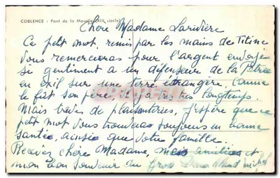 Koblenz - Most na Mosel (XIII wiek) — numer seryjny nie widoczny — Rewers