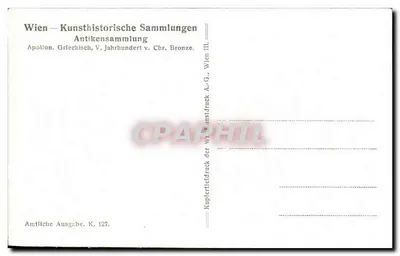 Apollon — Bronsbeeld — Wenen, Kunsthistorische Sammlungen — Achterkant