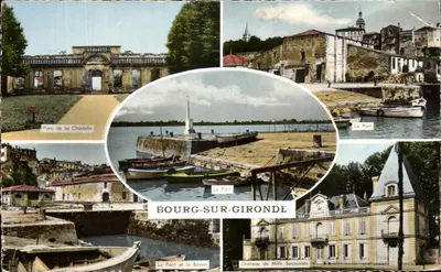 Bourg-sur-Gironde — vista panorâmica — Artaud & Fils, Nantes