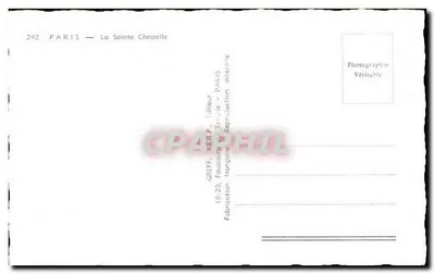 Paris — A Santa Capela — Greff, editor — Verso