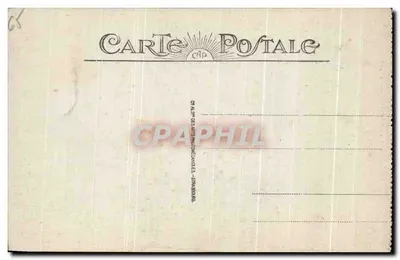 Cauterets — Most Hiszpański — Kamieniany most nad kanionem z wodospadem — nr 61 — Rewers