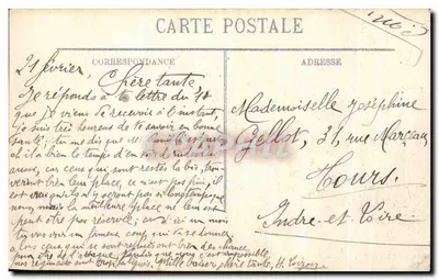 Arras - Hotel Miasta i Ulica Jacques Le Caron po pierwszym bombardowaniu — Leclerc, Arras — Rewers