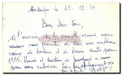 Stara pocztówka Wesołych Świąt Śnieg Saneczka Dziecko — Rewers