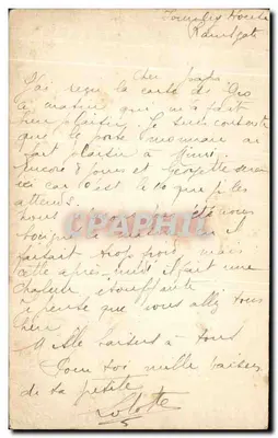 Montreal - Paris — carta postal enviada da Inglaterra, selos de George V — Verso