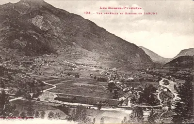 Les Basses-Pyrénées — Vista geral e lagos de Laruns — n°194