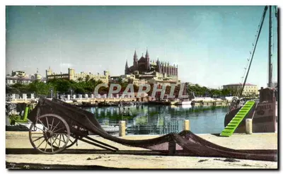 A Catedral e a Lonja vista do cais dos pescadores — Palma de Mallorca — Foto Casa Planas