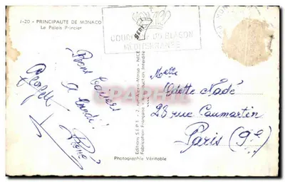 Het Prinsenhof — Monaco — Uitgaven Alexis-Monsa — Achterkant