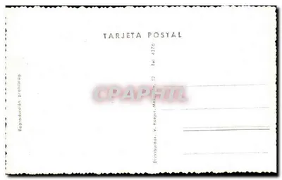 Interno di una stanza di Chopin a Maiorca (Valldemosa) — editore Zarrouk, n° 7868 — Verso