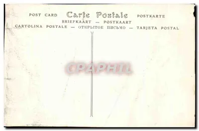 Bilhete postal antigo Marche aux moutons — Verso
