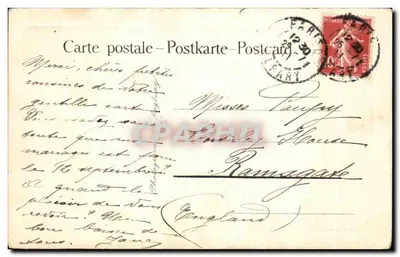 A Esmagadora — Resíduos de Praia — Mercadorias Naufragadas — M. PASQUIER, PINXÉ, Série 10.N°607 — Verso