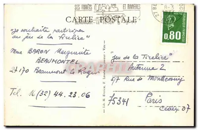 Nossa Normandia — Na bebedoura — Editor: Lib. M. Erniste, F. Levalet, Vire — Verso
