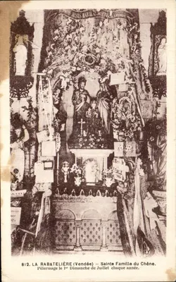 La Rabatelière (Vendée) — Santa Família do Carvalho — Fototipia Jély-Poupan