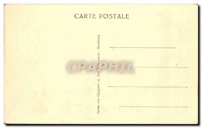 Annecy — Castelo dos Duques de Nemours e Calçadão da Tournette — Cartas « La Cigogne » — Verso