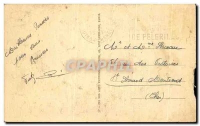 Lourdes — La Basilique et le Gave — Cap — Verso