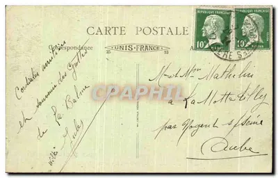 La Balme-les-Grottes (Isère) — Małe baseny — Wydawca P. Huit, Cl. 8 — Rewers