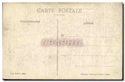 Ruiny w Guewenheim — Wysokie Alzasko — wydawca Visé Belfort, n°704 — Rewers