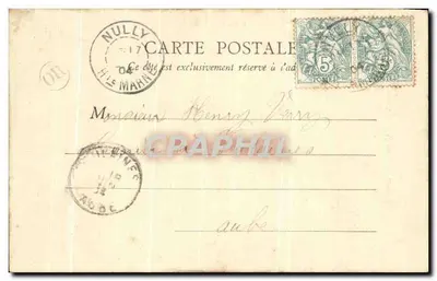 Versailles — Quarto de Luís XIV — B.F. Paris — Verso