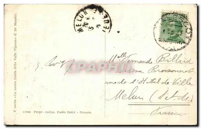 Valle Vigezzo - S. Maria Maggiore (m. 816) — vue partielle avec Toceno, éditeur Piòda di Crana — Verso