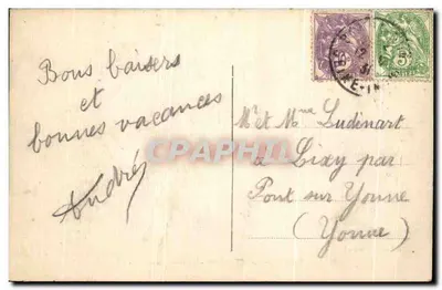 VEULES-les-ROSES (S.-Inf.) — A Praia — Ed Mme Blondel — Verso