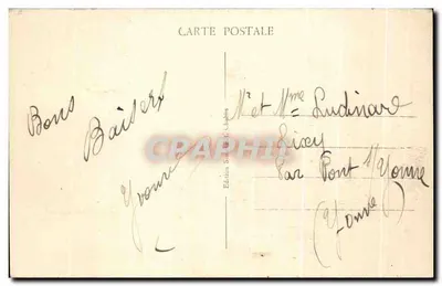 Chablis (Yonne) - Il Serein visto dal Ponte — Edizione Simard & Chablis, n°9 — Verso