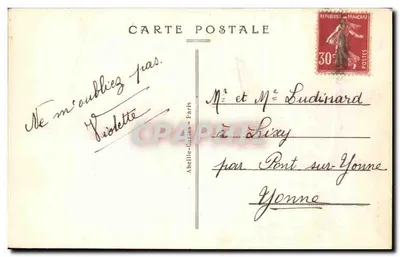 St-GERMAIN-en-LAYE — A Place do Castelo — A Igreja — A.C. 79 — Verso