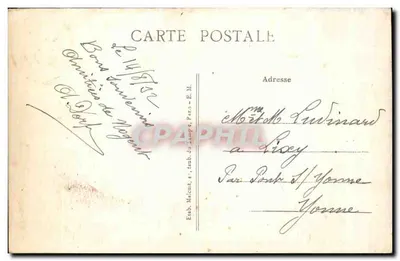As margens da Marne — NOGENT-le-PERREUX — A Ilha do Amor — E. M. — Verso