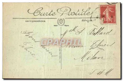 Saint-Aignan — Ogólny widok (Nord-Est) — Katedra (XII i XVII w.) i Zamek — Le Cher — LL — Rewers
