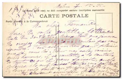 Melun — Igreja de São Aspais — Editor não identificado, n° de série 17 — Verso