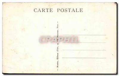 Cannes — Wyspa Świętej Margarety (Cmentarz Maszki Żelaznej) — Munier, Wydawca Sztuki, Nice — Rewers