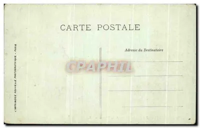 Trouville — Widok na przystanie w czasie pływu — L'Imprimerie Nouvelle Photographique — Rewers