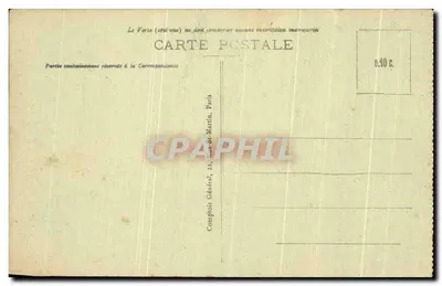 SOUAIN — Pomnik Pamięci Amerykański — wydawca: Compagnie Générale, Paryż, nr 368 — Rewers