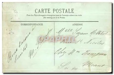 LUXEUIL — Dolina Coravillers, widok z Wzgórza Fourche — LL. — Rewers