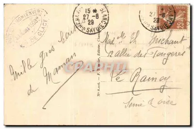 Chamonix — Morze lodowe — F. Bémer, n° 8.016 — Rewers