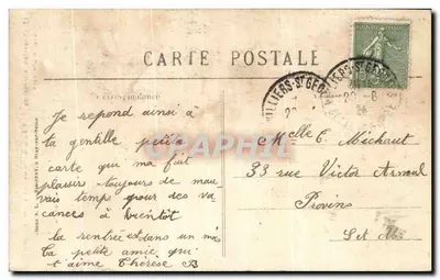 A Igreja de Montceaux-les-Provins — após o bombardeio — edição anônima, n°16 — Verso