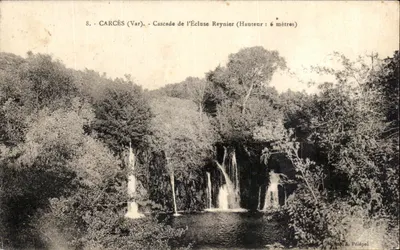 Carcès (Var) — Cascata da Écluse Reynier (Altura: 6 metros) — Editor A. Pélépol